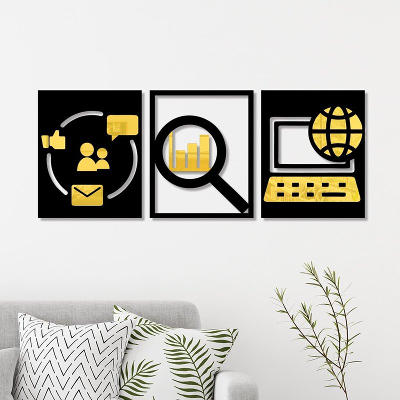 ps decor marketing digital dourado