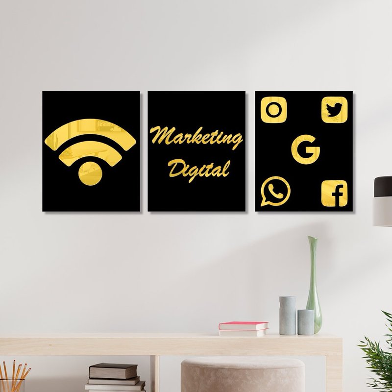ps decor marketing digital dourado