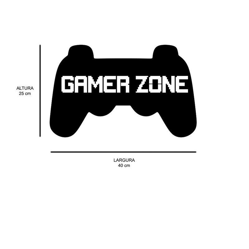 ps decor gamer preto 658 tamanho 25 40